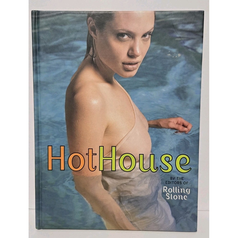Hot House Rolling Stone First Edition Book Angelina Jolie Cover 2000 RARE VTG